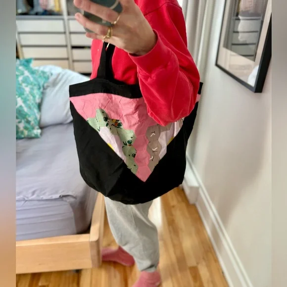 CARLEEN Upcycled Tote Bag - Picture 5 of 5